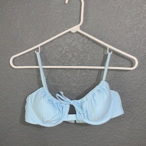 Baby Blue Bikini Top